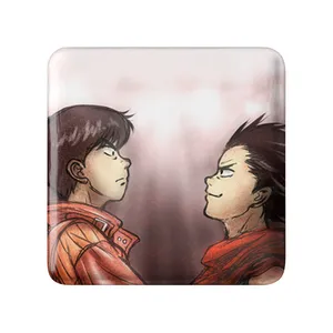 مگنت خندالو طرح کاندا و شیما انیمه آکیرا مدل مربعی کد 33354