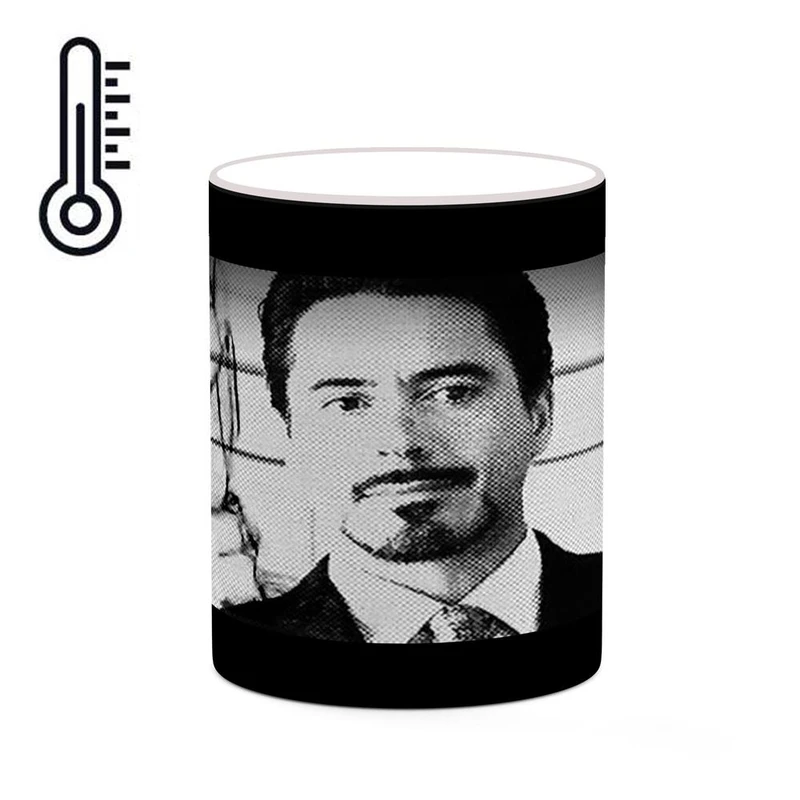ماگ حرارتی کاکتی طرح Robert Downey Jr مدل mgh27174