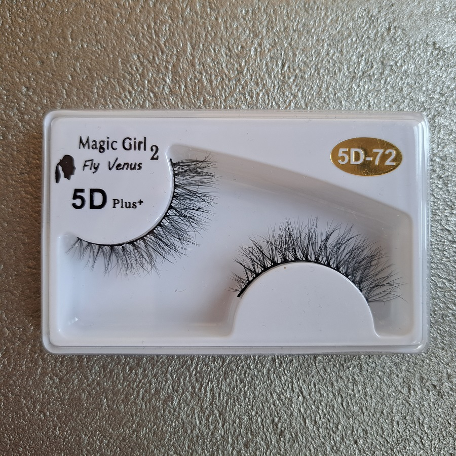 مژه مصنوعی مجیک گرل مدل 5 بعدی ابریشمی کد 5D-72 PLUSS