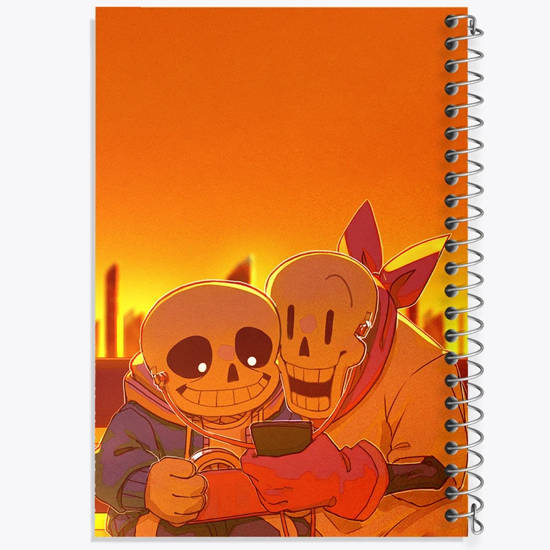 دفتر نت موسیقی 50 برگ خندالو مدل بازی آندرتیل (Undertale) کد 31752