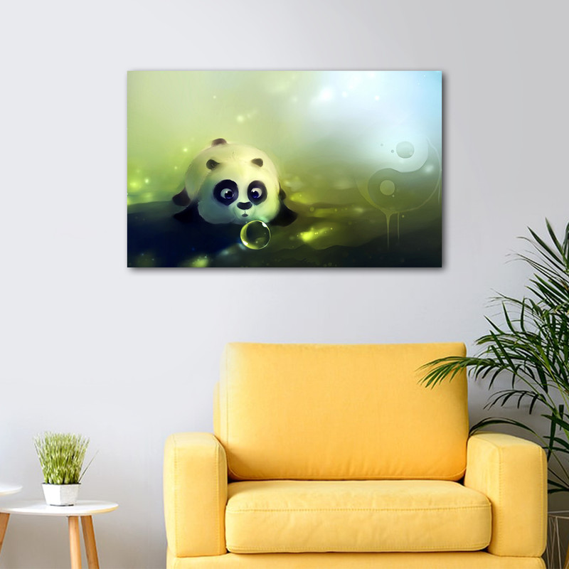 تابلو شاسی عرش مدل فانتزی پاندا بامزه کد As4106