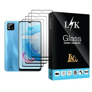 LKG LK Glass MIX004 Screen Protector For Realme C20 Pack Of 4