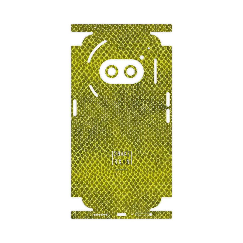 برچسب پوششی ماهوت مدل Yellow Snake Skin-FullSkin مناسب برای گوشی موبایل ناتینگ Phone 2a