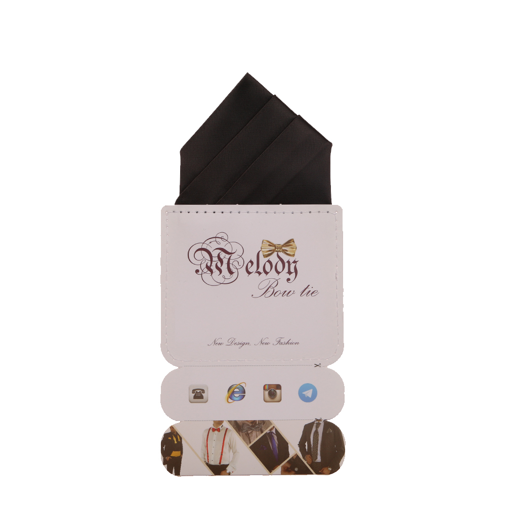 دستمال جیب مردانه ملودی مدل PS5106MSOblk