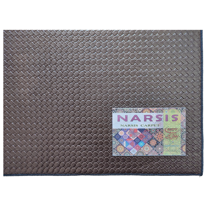 فرش پارچه ای نارسیس مدل فرشینه مدرن کد 8070