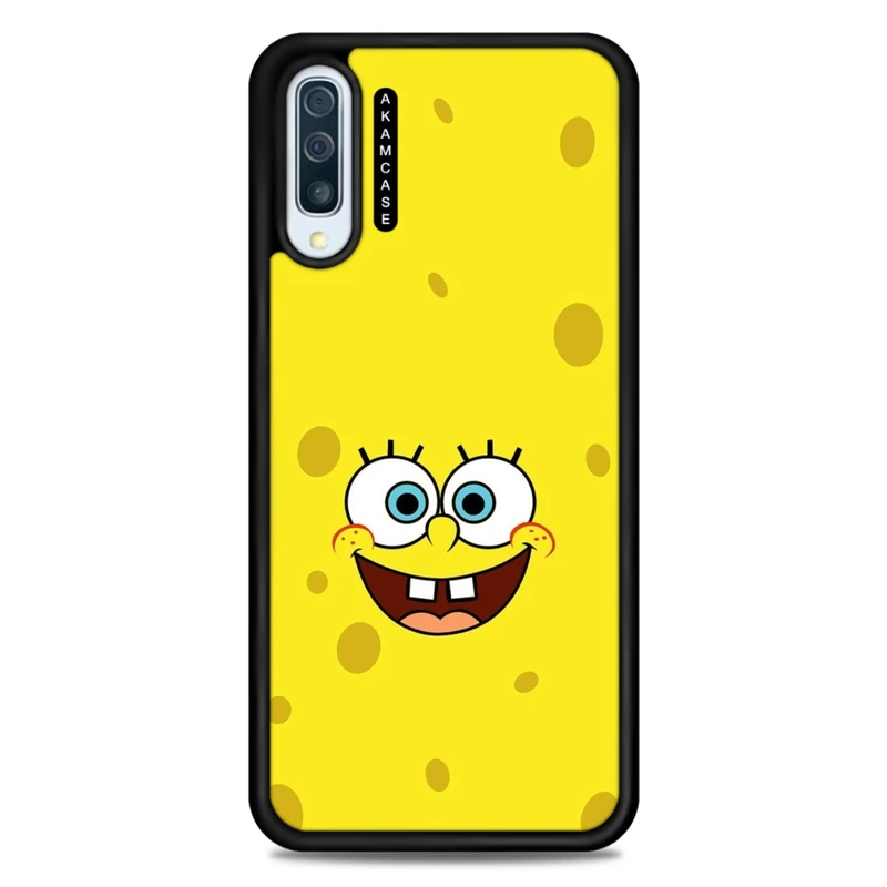 کاور آکام مدل AMC-WSGA50-SPONGE BOB4 مناسب برای گوشی موبایل سامسونگ Galaxy A50