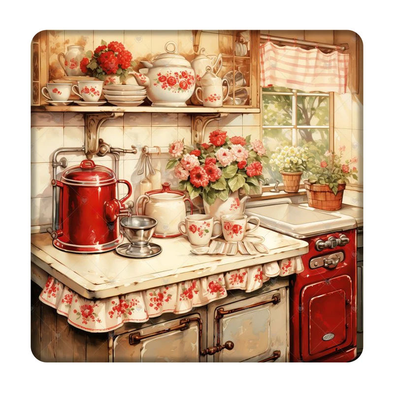 تابلو کاشی کاری مدل آشپزخانه سنتی کد 10