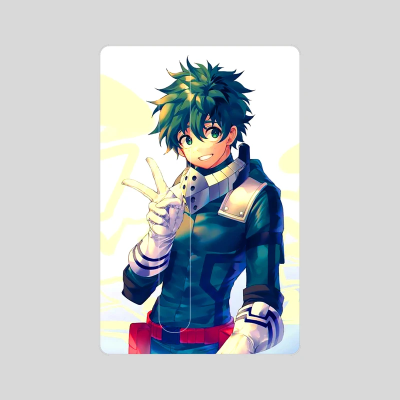 استیکر کارت پیکسل میکسل مدل انیمه My Hero Academia میدوریا بامزه