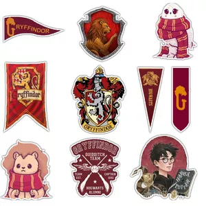 استیکر لپ تاپ و موبایل گوفی طرح هری پاتر گریفیندور مدل gryffindor 1 مجموعه 10 عددی