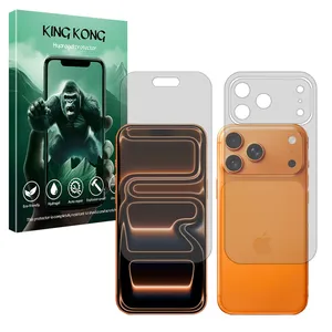 King Kong Tough model matte screen protector suitable for Apple iPhone 17 Pro mobile phone along with the back protector 
