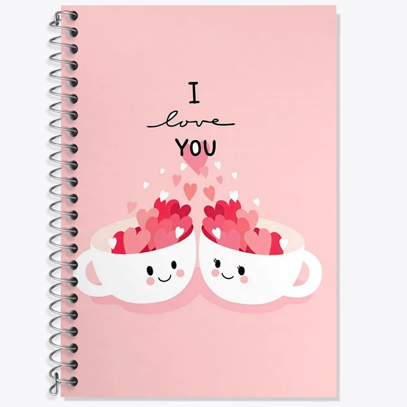 دفتر لغت 50 برگ خندالو مدل عاشقانه کد 27137