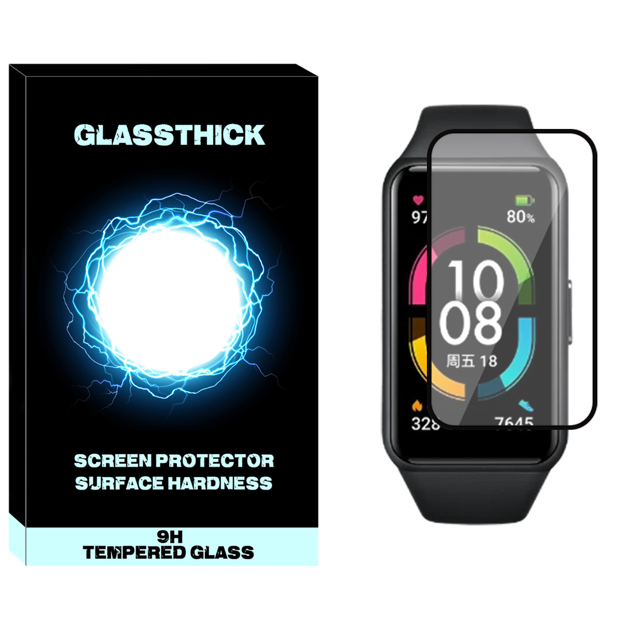 محافظ صفحه نمایش نانو گلستیگ مدل NGL مناسب برای ساعت هوشمند آنر Watch Band 6