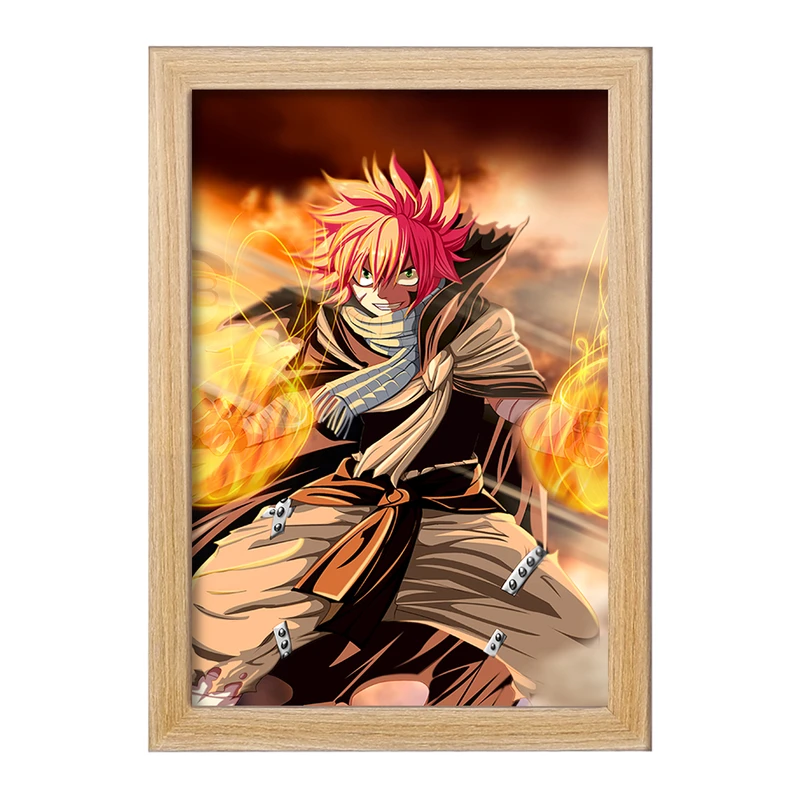 تابلو خندالو مدل ناتسو انیمه فری تیل Fairy Tail  کد 16504