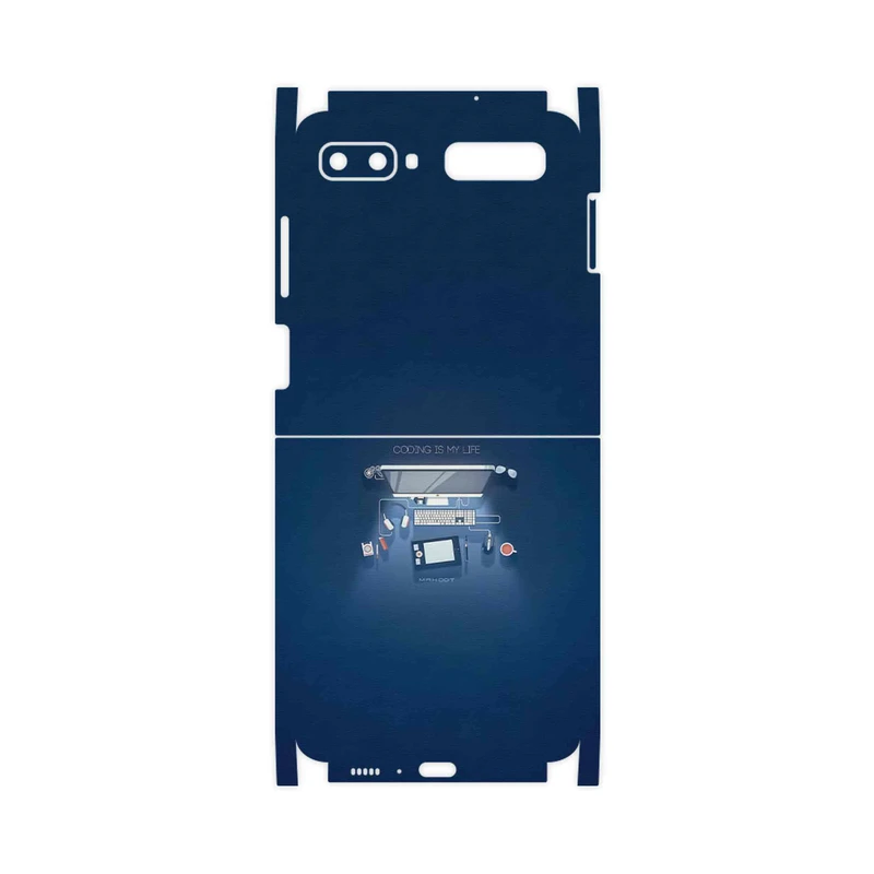 برچسب پوششی ماهوت مدل Programming 3-FullSkin مناسب برای گوشی موبایل سامسونگ Galaxy Z Flip
