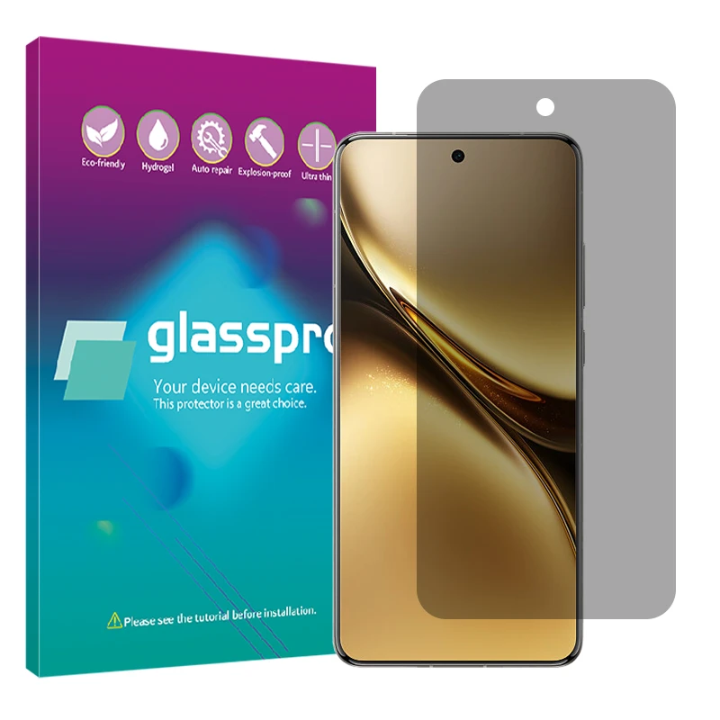 محافظ صفحه نمایش حریم شخصی گلس پرو مدل Resistant مناسب برای گوشی موبایل ویووX 200 Pro