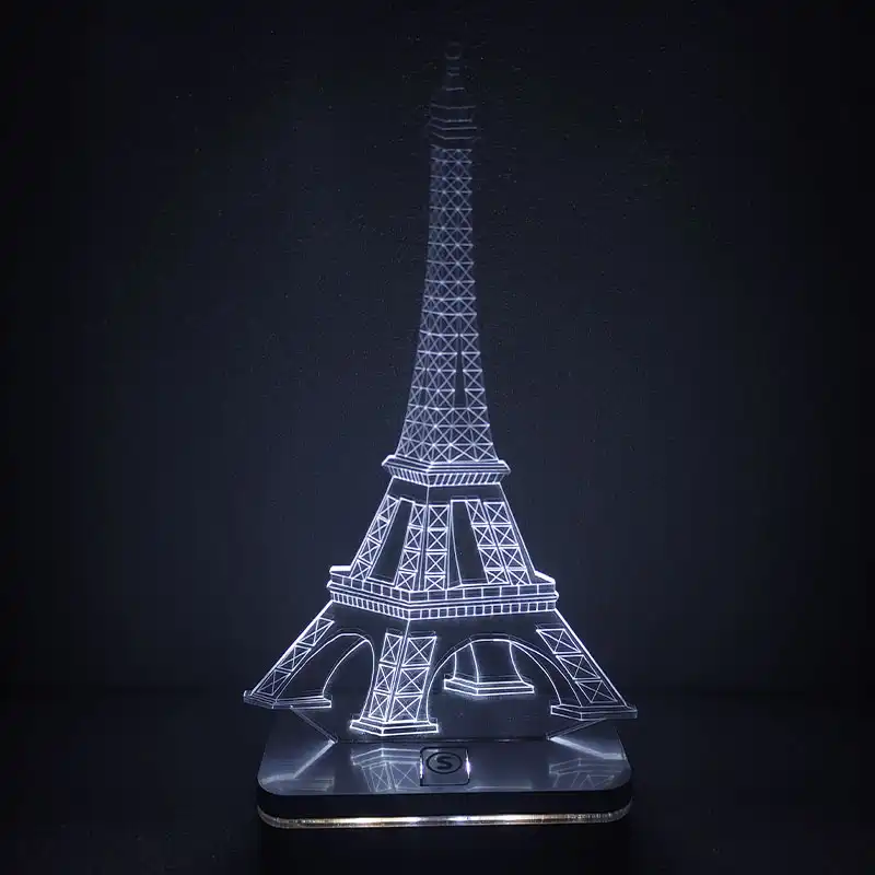 چراغ خواب سان لیزر طرح برج ایفل مدل هفت رنگ