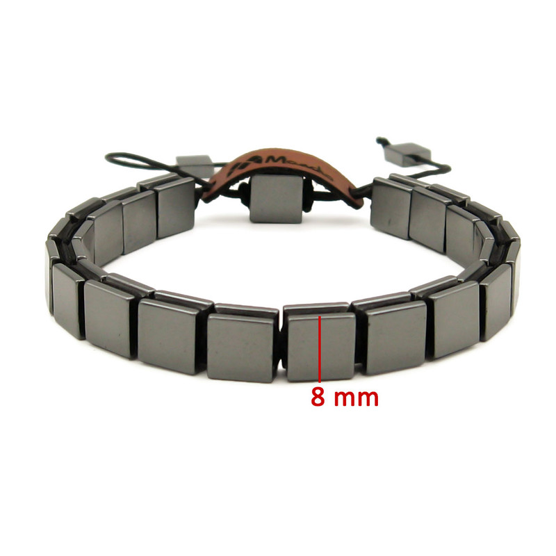 دستبند مردانه مانچو مدل حدید کد bf734