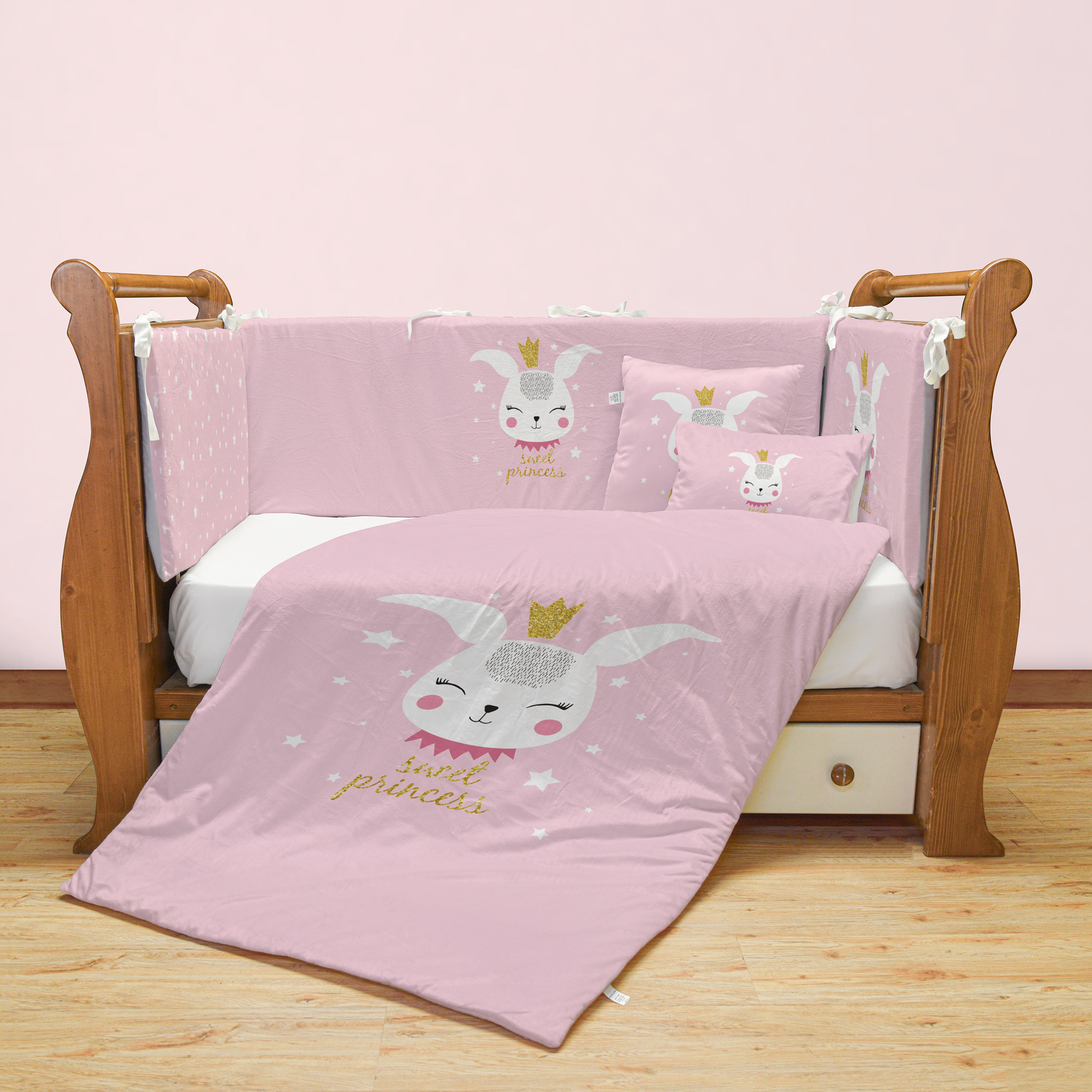 سرویس روتختی 7 تکه کودک مامزکیوتی مدل خرگوش پرنس SK86