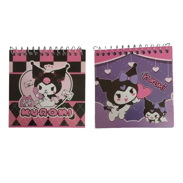 دفتر یادداشت 50 برگ مدل کرومی طرح حاشیه دار بسته 2 عددی