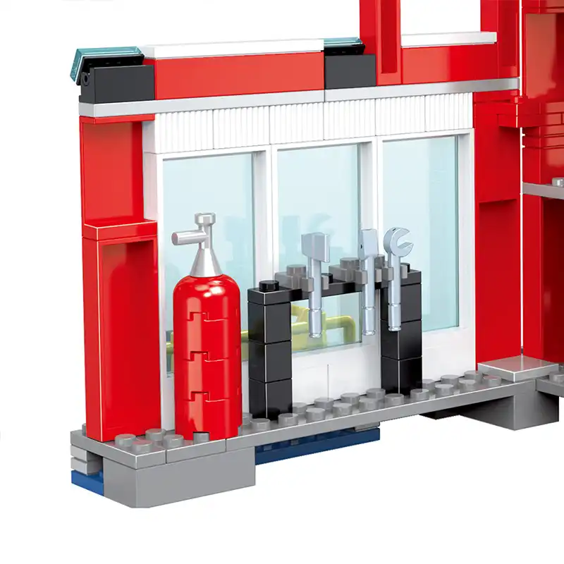 ساختنی کوگو مدل ایستگاه آتشنشانی