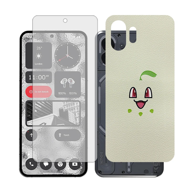 محافظ صفحه نمایش مات گلس مدل Together مناسب برای گوشی موبایل ناتینگ 2 Phone به همراه برچسب پوششی پشت گوشی