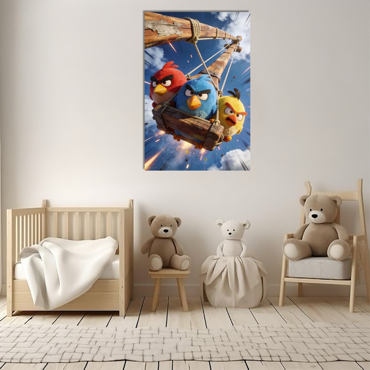 تابلو شاسی مدل angry birds