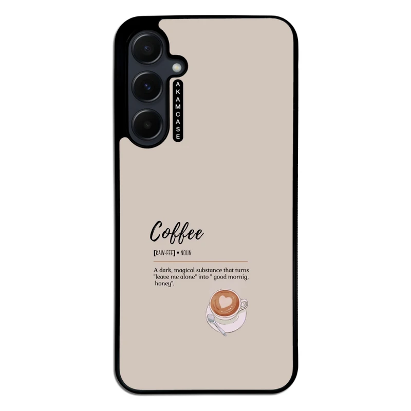 کاور آکام مدل AMC-WSGA55-COFFEE-16 مناسب برای گوشی موبایل سامسونگ Galaxy A55