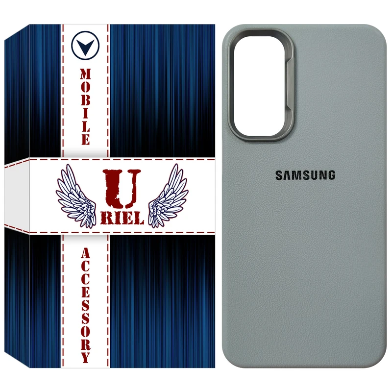 کاور یوریل مدل قاب Leather Design طرح چرمی مناسب برای گوشی موبایل سامسونگ Galaxy A05S