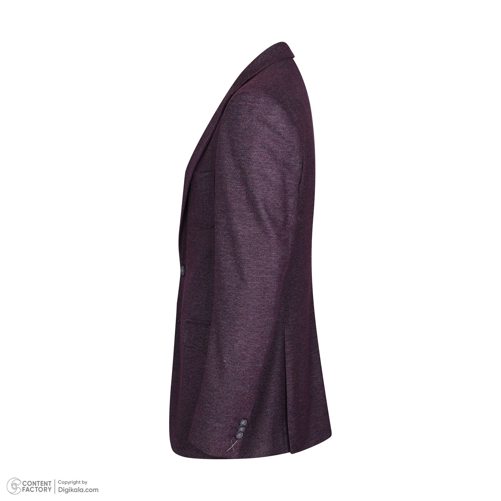 کت تک مردانه آریوان مدل  هانتر جیب دکمه دار کد B055 -  - 2