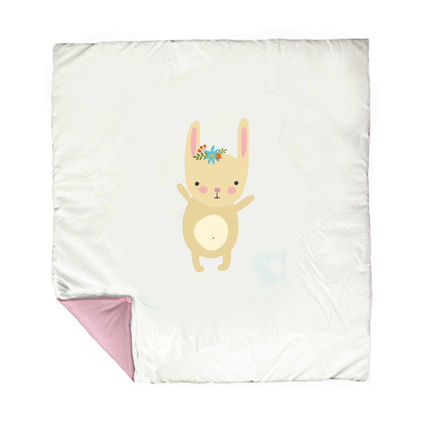 سرویس خواب سه تکه نوزاد مدل گارد محافظ دار طرح خرگوش کد015