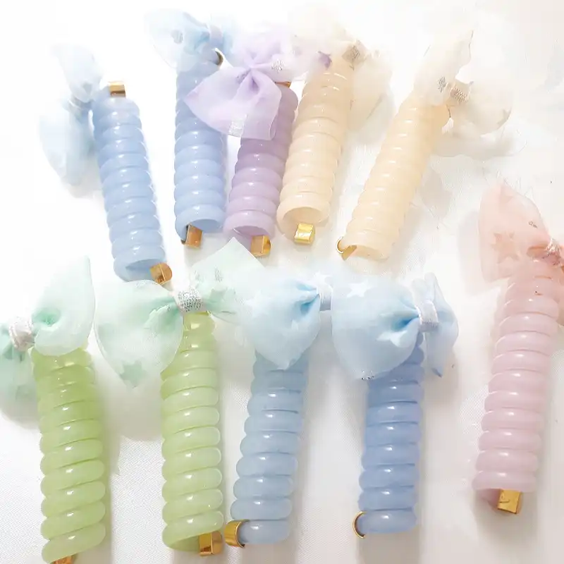 کش مو زنانه مدل فنری پاپیون کد kh3000