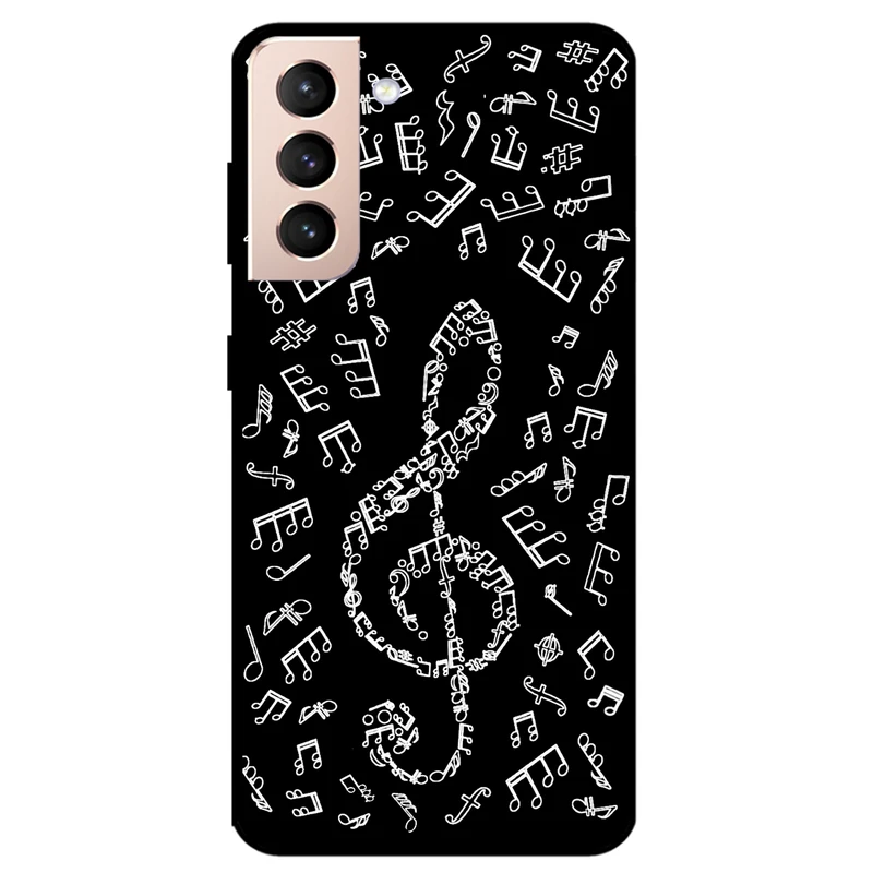 کاور مگافون طرح نوت موسیقی مدل 1370 مناسب برای گوشی موبایل سامسونگ Galaxy S21 Plus 5G   