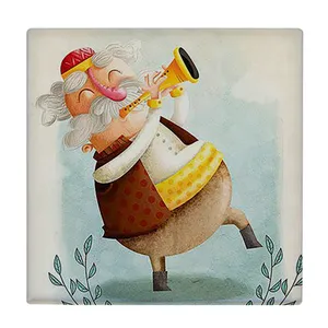 کاشی کارنیلا طرح عمو نوروز مدل لوحی کد klh2030