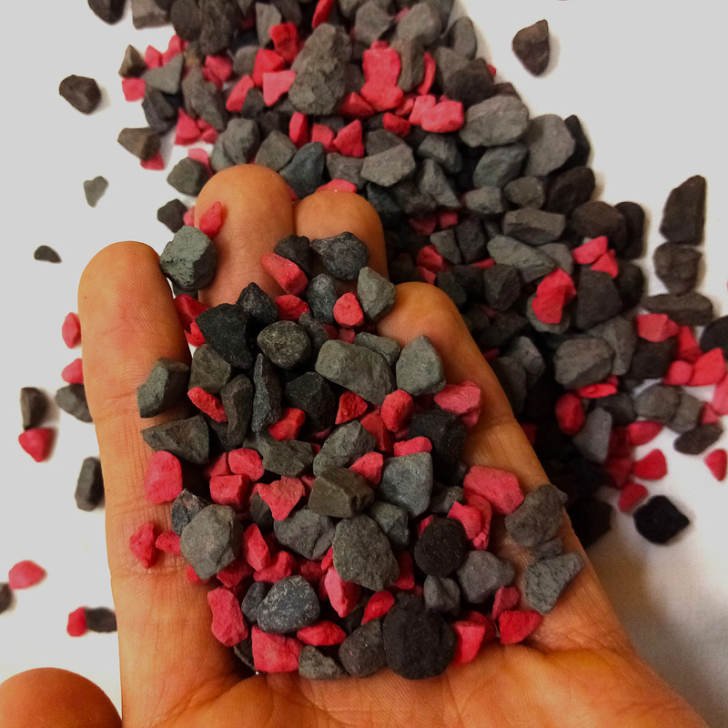 سنگ تزئینی جزیره کد 1003 وزن 1500 گرم مجموعه 2 عددی