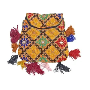 کیف دستی دست دوز زنانه نیک ثمر مدل سوزندوزی 