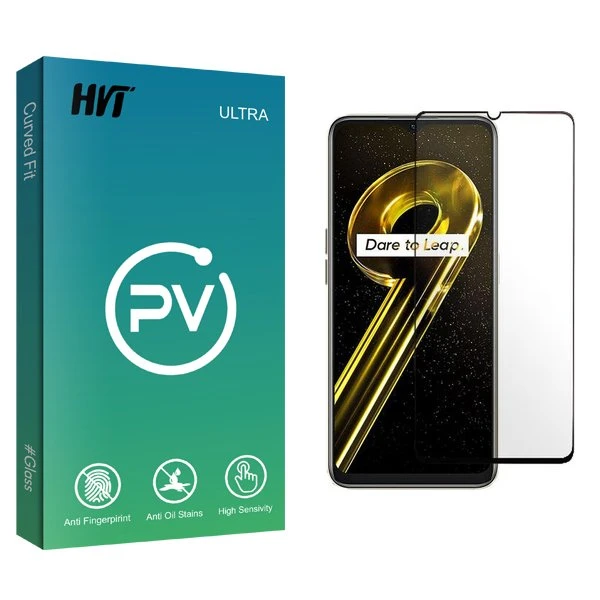 محافظ صفحه نمایش شیشه ای اچ وی تی مدل PV مناسب برای گوشی موبایل ریلمی 9i 5G