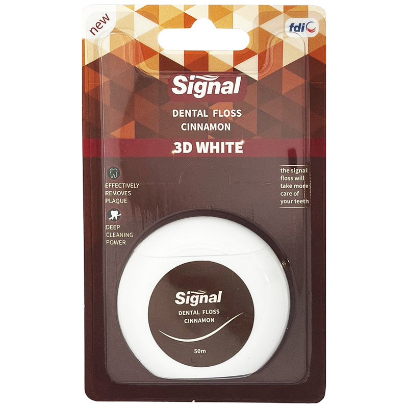 نخ دندان سیگنال مدل دارچین 3D WHITE نخ دندان سیگنال مدل دارچین 3D WHITE