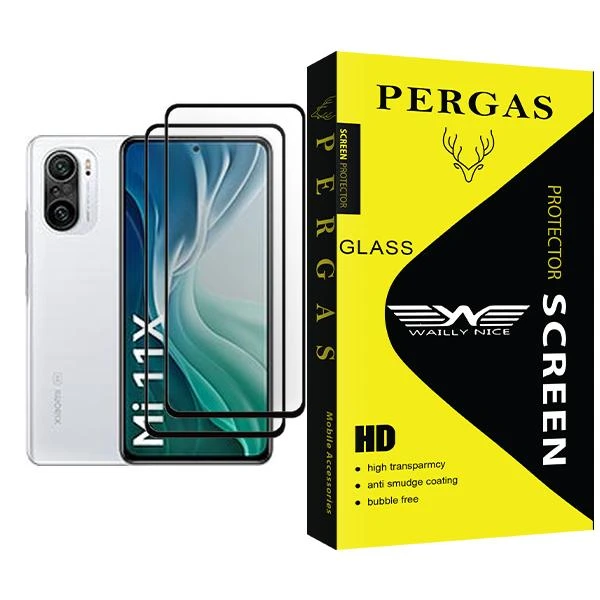 محافظ صفحه نمایش وایلی نایس مدل Pergas Glass MIX002 مناسب برای گوشی موبایل شیائومی Mi 11X بسته دو عددی
