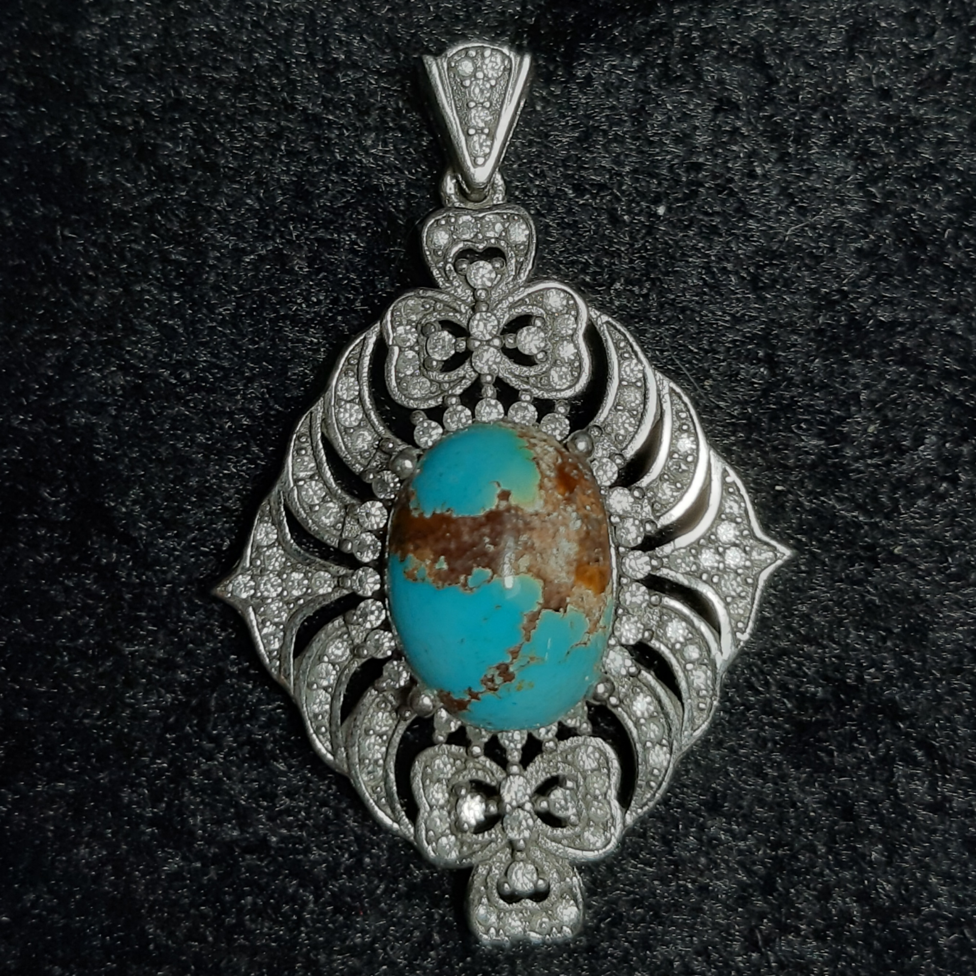 آویز گردنبند نقره زنانه مدل Sft_54