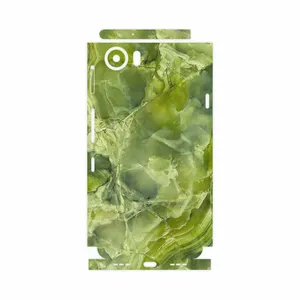MAHOOT Green Crystal Marble-FullSkin Cover Sticker for BlackBerry KEYONE