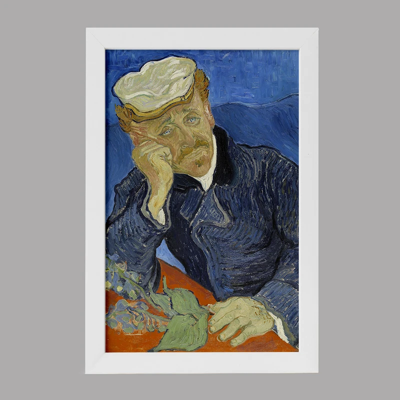 تابلو خندالو مدل پرتره دکتر گاچه ونسان ونگوگ (Van Gogh) کد 36807