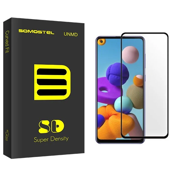 محافظ صفحه نمایش شیشه ای سوماستل مدل SD مناسب برای گوشی موبایل سامسونگ Galaxy A21s