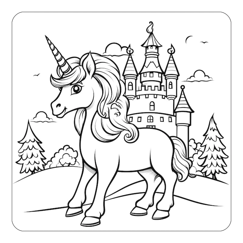 مگنت کاکتی طرح اسب تک شاخ و یونیکورن مدل mp30271