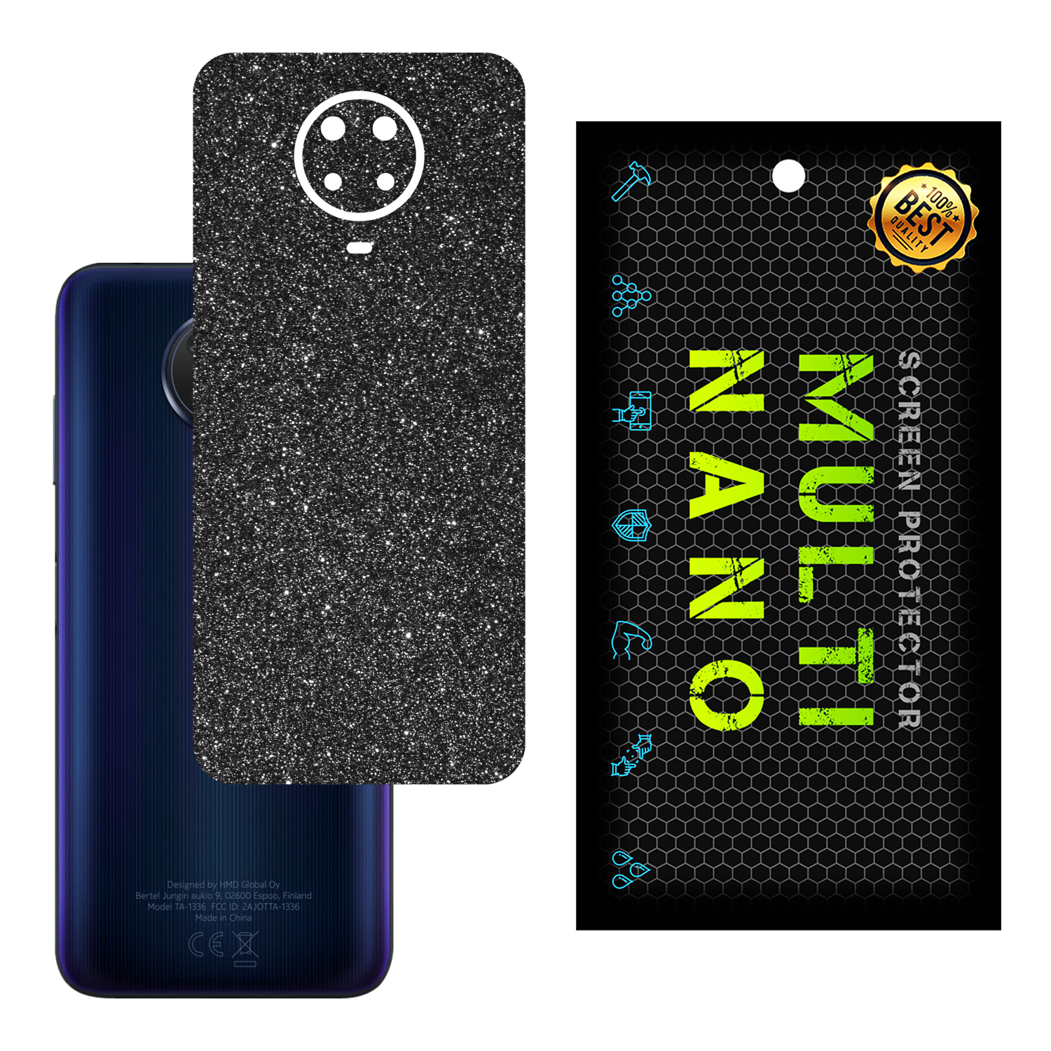 نقد و بررسی محافظ پشت گوشی مولتی نانو مدل Glitter مناسب برای گوشی موبایل نوکیا G20 توسط خریداران