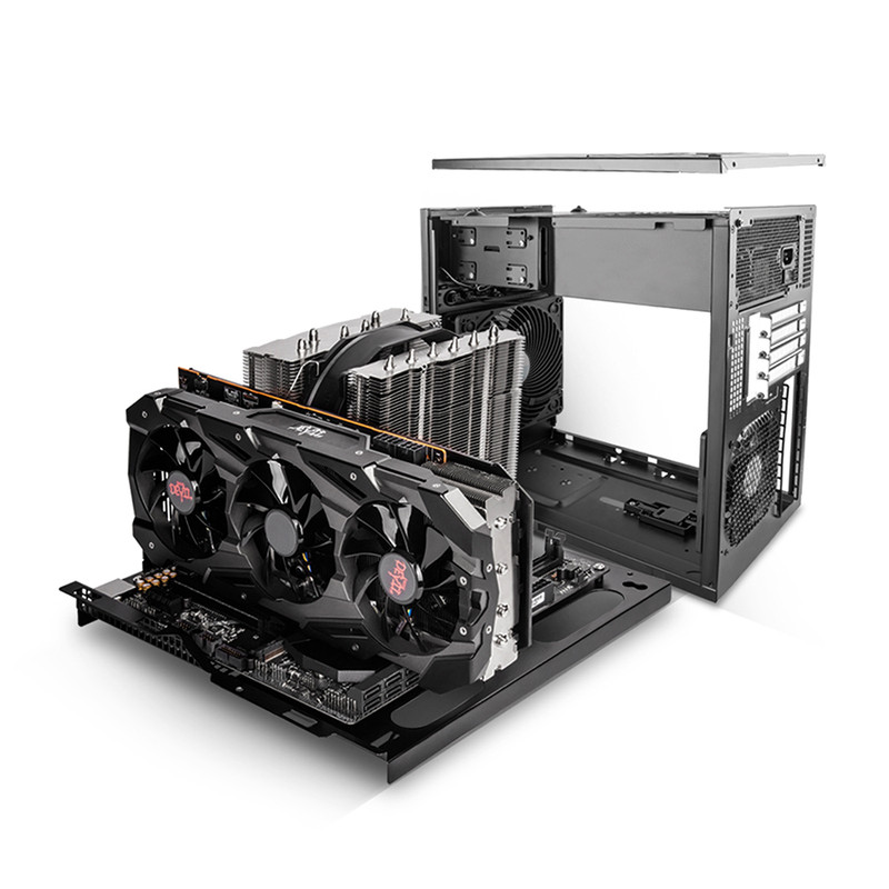 کیس کامپیوتر سیلوراستون مدل CS330 3