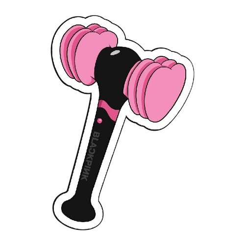 استیکر لپ تاپ کالامیکس طرح لایت استیک بلک پینک مدل blackpink LS