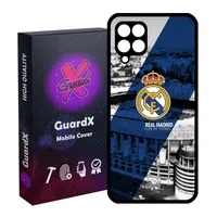 کاور گارد ایکس طرح Real Madrid مدل Glass10054 مناسب برای گوشی موبایل سامسونگ Galaxy A12