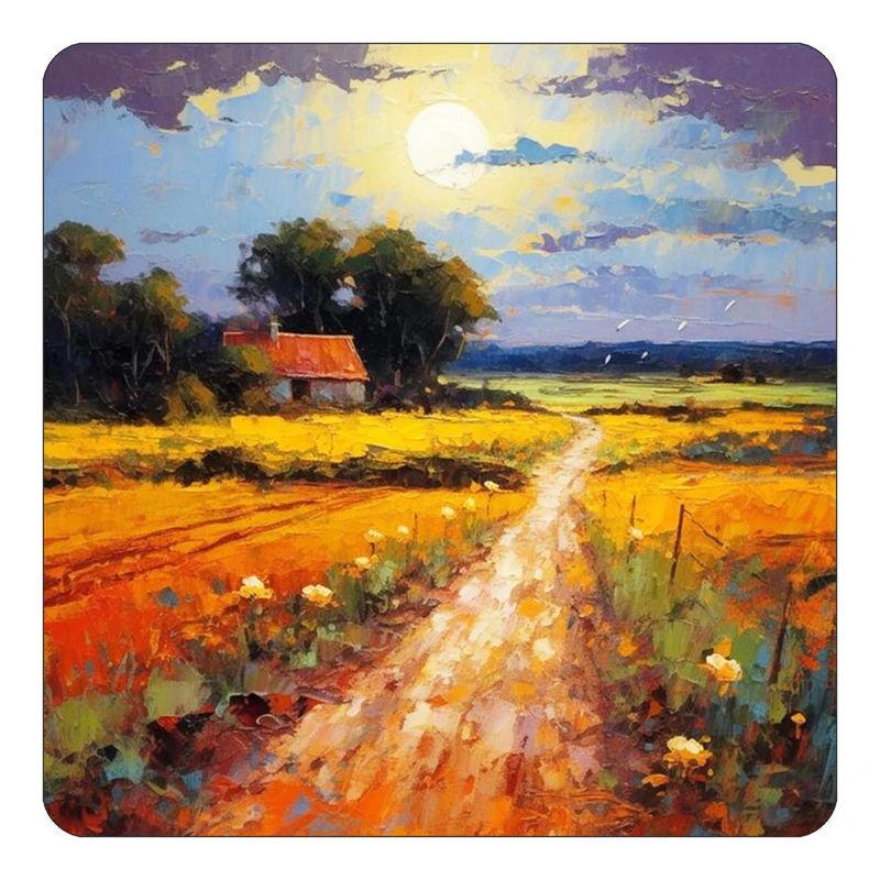 مگنت کاکتی طرح نقاشی رنگ روغن مدل mp71245