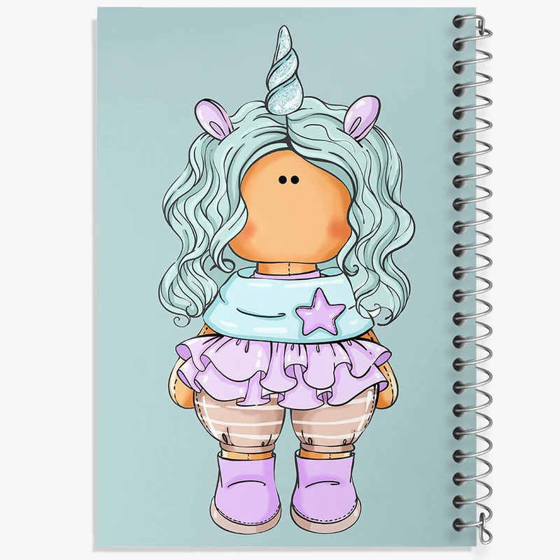 دفتر نقاشی 50 برگ خندالو طرح دخترانه کودکانه کد N1810