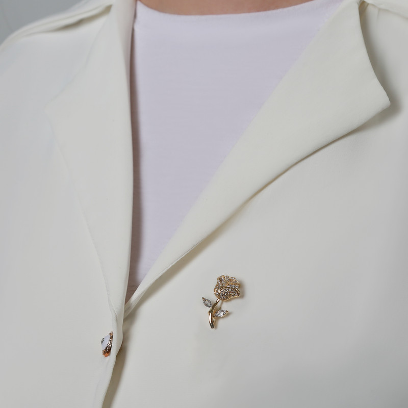 گل سینه زنانه طرح گل گد 112005328